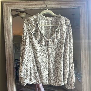 Loft Large Rayon blouse.